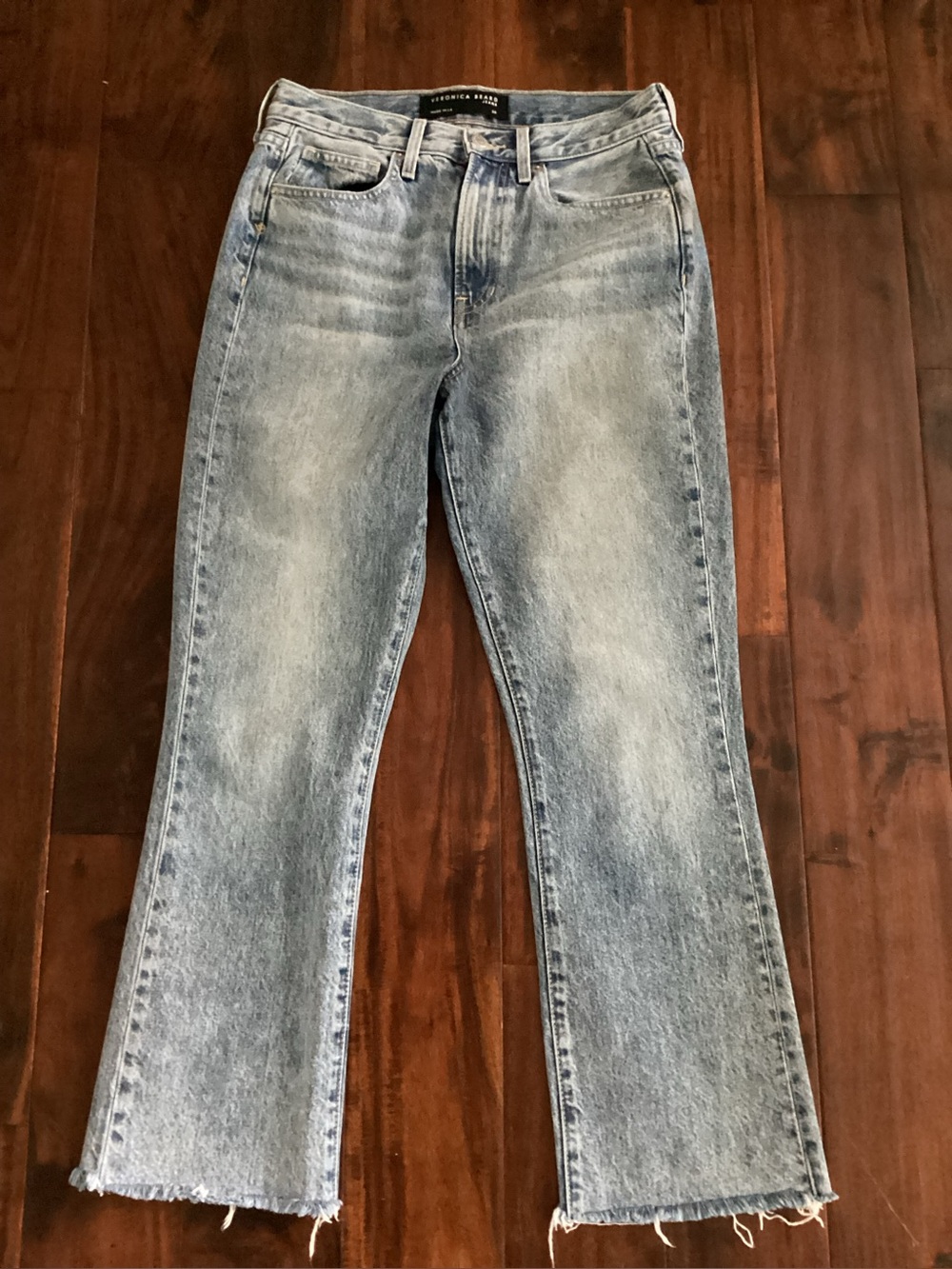 Veronica Beard Carly Kick Flare High Rise Jeans
